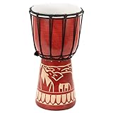 30cm Indonesische Kinderdjembe Djembe „Elefant“ Trommel Bongo geschnitzt Handarbeit