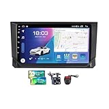 Generisch Android 13 QLED 9' 2-Din-Autoradio für S-EAT Ibiza 2017-2020 – Kabelloses Carplay und Android Auto – KOSTENLOSE DVR-Rückfahrkamera – Lenkradsteuerung, DAB, RDS, WLAN, Bluetooth 5.0