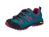 Brütting Unisex Kinder Ohio Low Trekking-& Wanderhalbschuhe, Türkis Pink, 28 EU