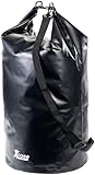 Xcase Seesack: Wasserdichter Packsack 70 Liter, schwarz (Wasserdichter Seesack, Packsack wasserdicht Motorrad, Reisetaschen)