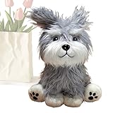 Kuscheltier Hund Für Kinder | Plüsch Hund Dekofigur Für Tisch - Kuscheltier Modell & Schlafbegleiter Geschenk