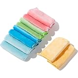 XEPST Mikrofaser Abschminktücher Waschbar, Bebe Abschminktücher Mikrofaser Make-up Entferner Tuch Microfasertuch Abschminken Hypoallergene Microfaser Reinigungstücher für das Gesicht 40 x 20 CM 10PCS