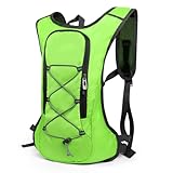 Lollanda Fahrradrucksack, Wanderrucksack klein, Wasserdicht Rucksäcke für Herren und Damen, MTB Rucksack für Radsport,Camping,Laufen (Grün)