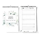 Familienkalender I ODER Kalender für Zwei 2025 I 3 Spalten I 20 x 32 cm I Eukalyptus, Blumen I Partnerkalender 2024 als Monatskalender I Familienplaner I Paarplaner zum Aufhängen