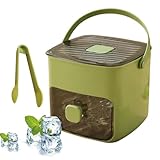 Ice Cube Maker, 48 Eiswürfelform Eiswürfel Eiswürfelmaschine Klein Cube Ray Maschine Eiswürfelmaschine Mini Eiswürfelmaker Mit Behälter Eiswürfelbox Mit Schublade und Aufbewahrungsbehälter