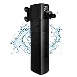 Weipro Aquarium Filter 4-Lagig Filtration, Starke Saugleistung, 23W Einstellbarer Aquarium Innenfilter mit Wasserpumpe für 270~400 Liters Fischtank, TC-3000C (1400L/H)