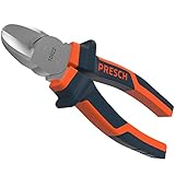 Presch Seitenschneider 160 mm gerade - Profi Kabelschneider gehärtet mit Mehrkomponenten Griff zum Draht trennen - Hochwertiger Drahtschneider