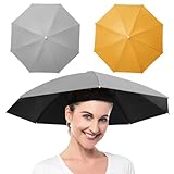 YANGSHINE 2 x Regenschirmhut mit Gummiband, Outdoor-Angelschirm, faltbar, Kopfbedeckung, Regenschirmhut, Farbe: Nr. 7, 69 cm