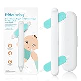 Frida Baby 3-in-1 Nasen-, Nagel- und Ohrenreiniger | Baby-Ohrenreiniger + Baby-Nasenreiniger + Nagelpflege Set Babys und Kleinkinder, sicheres Entfernen von Popeln und Ohrenschmalz | Aufbewahrungsbox