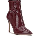 Jessica Simpson Grijalva Damen Stiefelette mit spitzer Zehenpartie, Plateau-Pump, Stiefe, Malbec, 35.5 EU