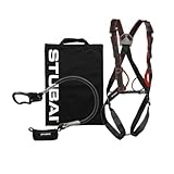 STUBAI Industrie-Set PSA I | Komplettgurt, Verbindungsmittel Absorb-I 106 Pro und Tragetasche für hohe Sicherheit und Komfort für Profikletterer | Klettersicherheitsausrüstung