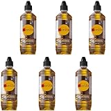 6 x 750 ml Moritz Bio Lampenöl Citronella für Fackeln Öllampen Sturmlaternen Wandfackeln