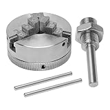 Yhsioaklo Selbstzentrierende Bohrfutter mit drei Kiefern, Drehmaschine aus Metall | Selbstzentrierendes Zubehör Drehmaschine Hohe Präzision für Labor, Schule, Hobby Fabrik