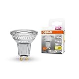OSRAM LED Star PAR16 LED Lampe für GU10 Sockel, Reflektor-Lampe, Glas-Design, 350 Lumen, warmweiß (2700K), Ersatz für herkömmliche 50W Glühbirnen, nicht dimmbar, 1er-Pack