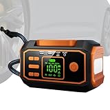 Reifenluftkompressor | Luftkompressor Mit LED-Licht,Motorrad Reifenkompressor | Für Fahrrad Camping Straßenrand LKW Garage Motorrad Fahrzeug SUV