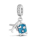 Jokmeo 925 Sterlingsilber Damen Charm Anhängerperlen, kompatibel mit Pandora sowie europäischen Armbändern und Halsketten. Passend für Frauen und Mädchen.