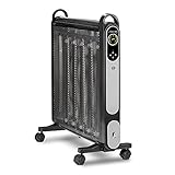 TROTEC Wärmewellenheizer Konvektor TCH 2050 E Heizleistung 2.000 Watt IR-Fernbedienung Timer Räume bis 24m²/60m³ Zusatzheizung leise LCD-Display 2 Heizstufen