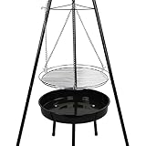 Outdoor Feuerstelle Camping Stativ Grills für Lagerfeuer Picknick Wandern tragbar und langlebig