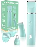 Intimrasierer für Frauen, Rasierer Damen Elektrischer, Rasierer Damen Intimbereich, Damenrasierer Elektrisch, Trimmer Damen, Aufladbar, Wasserdicht für nass und trocken, Grün