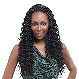 Harlem125 Kunsthaar-Zöpfe, Kima-Zopf, geriffelt, tief, 50,8 cm, 4 Stück