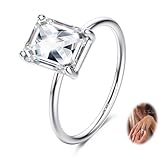 Milacolato Ringe Ring Silber 925 für Frauen Verlobungsring Damen Paar Mit Stein Promise Engagement Eternity Verlobungsringe Daumenring Gold Fingerring Ring S10