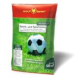 WOLF-Garten Sport- & Spielrasen LG 125 (für 125 m², schnell nutzbar & trittfest, strapazierfähiger Rasen für Sport- & Spielplätze, Hausgarten, für alle Bodenarten geeignet, im 2,5 kg Beutel) 3825020