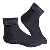 Neoprensocken, 3 mm, Thermosocken, rutschfest, Tauchsocken für Damen und Herren, Tauchen, Schnorcheln, Schwimmen, Surfen, Kajakfahren, Thermo-Wassersocken