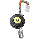 YDDHQ Höhensicherungsgerät Set,Auffanggerät mit Gurtband und Haken,Retractable Absturzsicherung Fallschutzausrüstungen,6m/10m/15m/20m,Fallschutz-Set für Luftarbeiten,Bäume Beschneiden