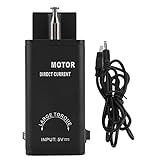 Uadme DC 5V Grillmotor Aus,Aluminium Grillmotor mit akku Verstellbarer Außengrillmotor Low Power Low Noise Mit USB Kabel Geeignets,Für Grillabende Im Freien Picknicks Camping Usw
