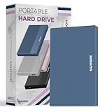 SUHSAI Externe Festplatte, 160 GB, Externe Festplatte, Backup-Laufwerk, USB 3.0, Hochgeschwindigkeits-Datenübertragungsfestplatte, kompatibel mit Mac, Laptop, Desktop-Spielekonsole (blau)