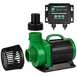 regelbare Teichpumpe Vario Control 10000-S | WAGNER GREEN eco Filterpumpe mit 10.000 l/h | regulierbar mit externem Controller | einsetzbar als Bachlaufpumpe oder Wasserfallpumpe