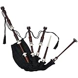 Festnight Schottischer Dudelsack Highland Bagpipe Black Watch Tartan Grün