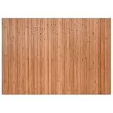 vidaXL Teppich, Bambusteppich Rechteckig, Bambusmatte rutschfest für Wohnzimmer, Läufer Küchenteppich Flurteppich, Modern, Natur 70x100cm Bambus
