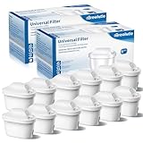 BREOILUTLE Wasserfilter kartuschen Ersatz für Brita® Marella® Kanne Wasserfilter, Filterkartuschen Kompatibel mit Brita® Maxtra+® Plus Maxtra Pro® All-in-1, Reduziert PFAS/PFOA/PFOS (12-Classic)