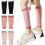 GGUFAY 3 Paar Waden Kompressionsstrümpfe, Stützstrümpfe für Damen und Herren, Compression Socks Stützstrümpfe Kompressionssocken für Sport, Wandern, Reisen, Radsport, Running