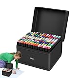 Générique Filzstifte für Erwachsene | Künstlerstifte-Set mit Doppelspitze, 168 Farben, Künstlerbedarf, Schulbedarf, kreative Werkzeuge für Zeichnungen, Skizzen, Malerei, Buchstaben