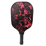 Tewzafiya Gurkenschläger für Anfänger, Gurkenschläger für Erwachsene, Strandpadelschläger - Glasfaserball-Paddel mit Waben-Design,