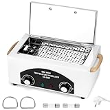 QWORK® 220°C Hochtemperatur-Sterilisator Instrumente Sterilisator - Leistung 300W, 2L Kapazität, 0-60 Minuten Automatischer Timer - für Pediküre- Maniküre- und Dental- Werkzeuge