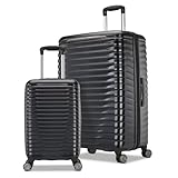 Samsonite Element 2-teiliges Hardside-Gepäck-Set in Schwarz, Schwarz , Medium, Large, Hartschalengepäck