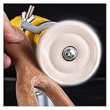 Buffing-Räder for Tischmühle Metall Glas Holzprodukte Polieren Weiß & Gelb Schmuck rotierende Werkzeuge Industrielles Schleifwerkzeug(3 inch White)