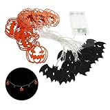 SWETRACE Zeichenfolge Halloween Lichterketten Hängende Halloween-lichter Halloween-partydekorationen Led-licht Für Party Halloween-dekorationen Halloween-led-licht Partygeschenke Plastik
