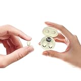 True Wireless Bluetooth 5.4 Small Mini Invisible Earbuds In Ear Soft Headphones Invisible Inear Wireless Earphones for Small Ears Noise Cancelling Bluetooth Mini Tiny Ear Buds for iPhone Android Work