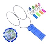 Magnetisches Gyroscope Spielzeug, Leuchtende Gyroskop Kreisel, Rail Twirler Zappelspielzeug, Magnetisches Stunt Spielzeug, Fun Magnetic Y-OYO for Boys