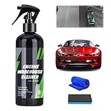 Effective Engine Warehouse Cleaner Spray, Plastic Leather Restorer, Plastic Leather Renovation Coating Agent for Automotive, Motorcycle, Rv, Boat, Furniture Cleaner (1, 300ml)