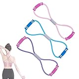 3 Stück Saludea Resistance Band, Widerstandsband, Armtrainer Resistance Bands, Schulterübungen Stretchbänder, Widerstandsbänder Muskeltraining Extender, Fitnessbänder für Gymnastik Yoga Pilates