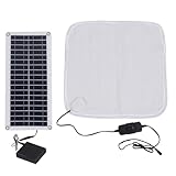 Solarbetriebene Haustier-Heizmatte - 100W beheizbares Katzenbett | Verstellbares Wärmekissen Für Haustiere, Wasserdichtes Heizkissen Für