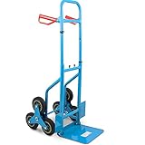Bituxx Treppenkarre Sackkarre Treppe Treppensackkarre 200kg Treppensteiger Stapelkarre Klappbar Hartreifen