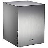 Jonsbo C2 MINI-ITX / Micro ATX (245 x 215 mm) Computergehäuse, PC Hülle, Mini Gehäuse PC, Gaming PC Case, PC Gehäuse Klein, Silber