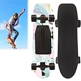 Elektrisches Skateboard mit kabelloser Fernbedienung, 4 Geschwindigkeiten einstellbar bis zu 22 km/h, 8 km Reichweite, unterstützt 150 kg, ideal für erwachsene Pendler und Outdoor-Enthusiasten