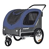 Doggyhut Original Large Fahrradanhänger & Hundebuggy 2 in 1 für Hunden bis 35kg Hundeanhänger Jogger Hundewagen mit Feststellbremse Tiggo